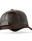 Gorra trucker deportiva unisex para hombre y mujer Born to Ultratrail Blue / Brown