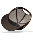 Gorra trucker deportiva unisex para hombre y mujer Born to Ultratrail Blue / Brown