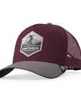 Gorra trucker deportiva unisex para hombre y mujer Born to Skate Red / Grey