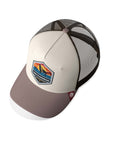 Gorra trucker deportiva unisex para hombre y mujer Born to Wakeboard Brown / Grey