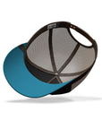 Gorra trucker deportiva unisex para hombre y mujer Born to Kitesurf Blue / Brown