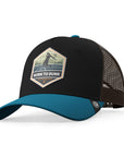 Gorra trucker deportiva unisex para hombre y mujer Born to Dunk Brown / Blue