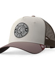 Gorra trucker deportiva unisex para hombre y mujer Born to Be Free Brown / Grey