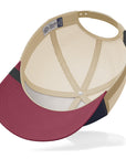 Latitude Wine / Navy Blue / Beige