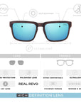 Gafas de Sol Polarizadas Polar Wood Blue 24 025 06 - Gafas de Sol Hombre - Gafas de Sol Mujer
