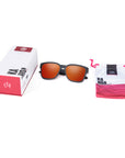 Gafas de Sol Polarizadas Kahoa Black Red 24 028 03 - Gafas de Sol Hombre - Gafas de Sol Mujer