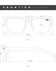 Gafas de Sol Polarizadas Frontier Black Black 24 030 01 - Gafas de Sol Hombre - Gafas de Sol Mujer