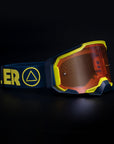 Gafas de Motocross y MTB Enduro para hombre y mujer Stone Yellow / Blue
