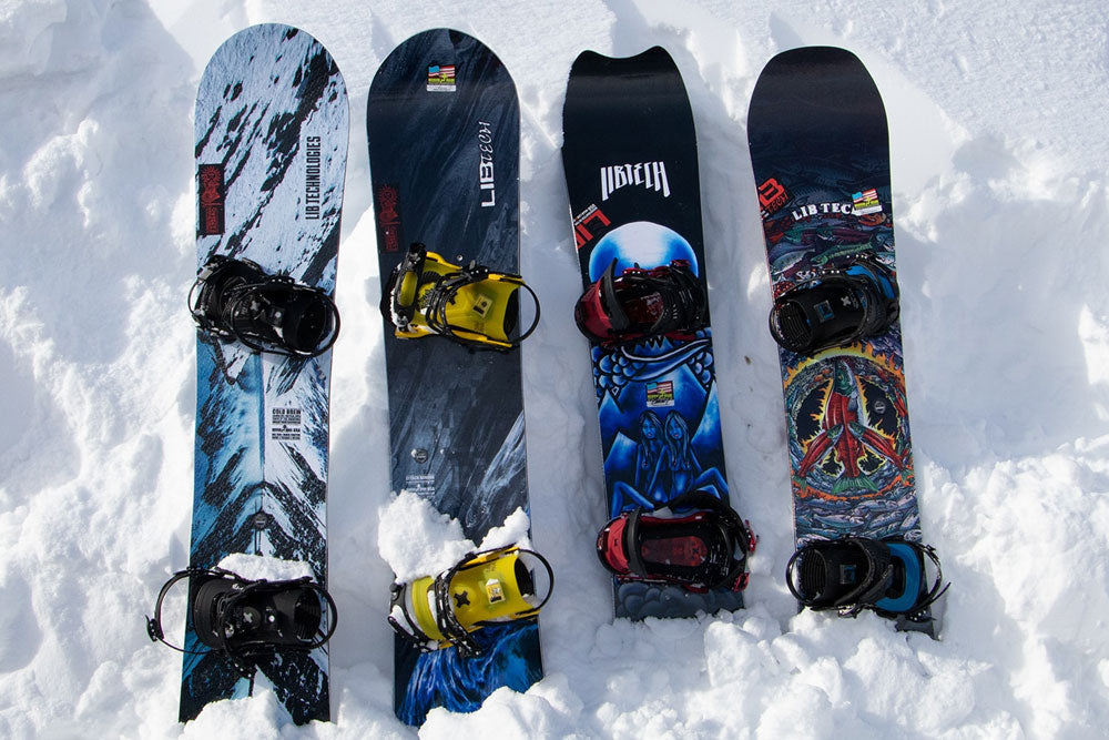 Tipos de tabla de snowboard