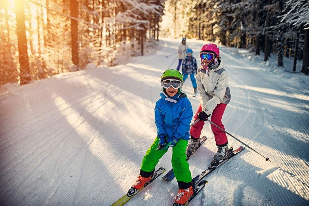 Lugares ideales para esquiar con niños