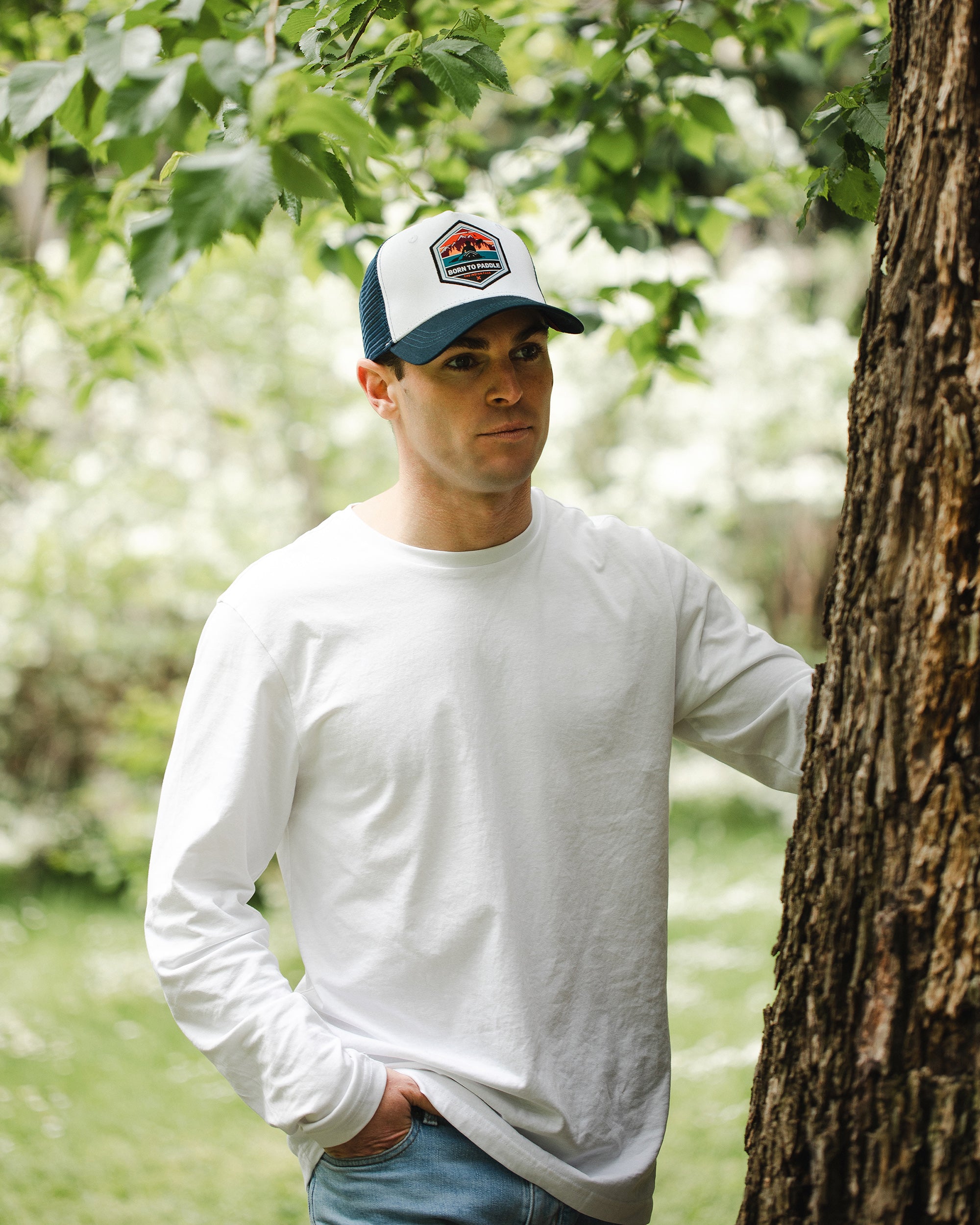 Born to Paddle White / Blue