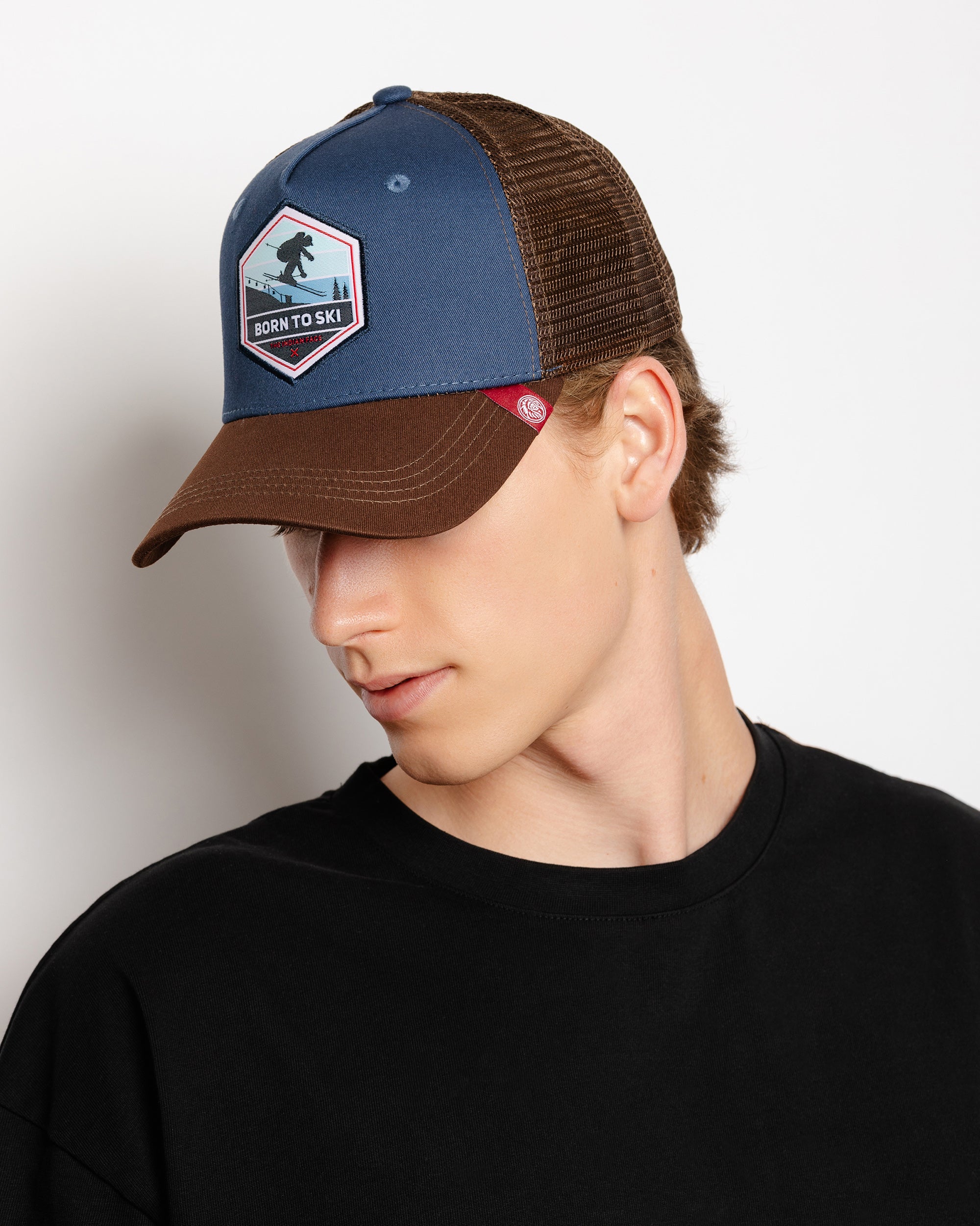 Born to Ski Blau / Braun