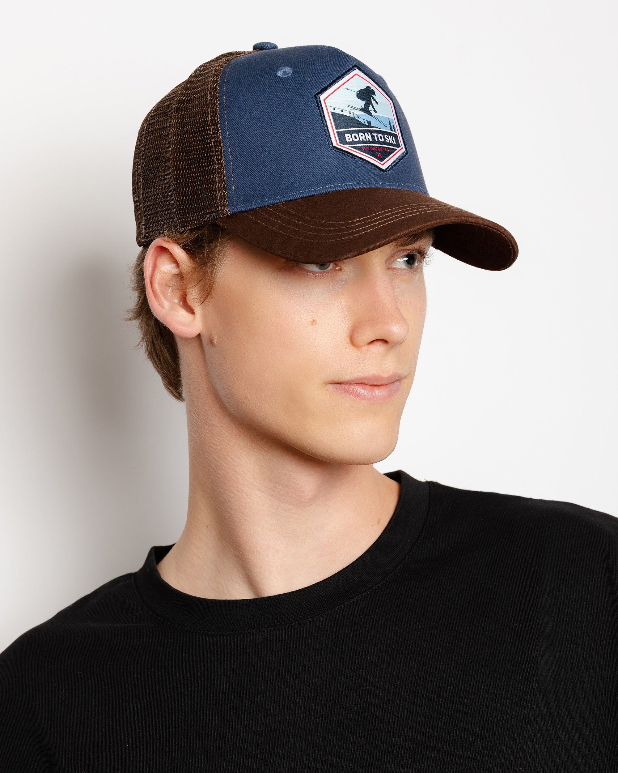 Born to Ski Blau / Braun