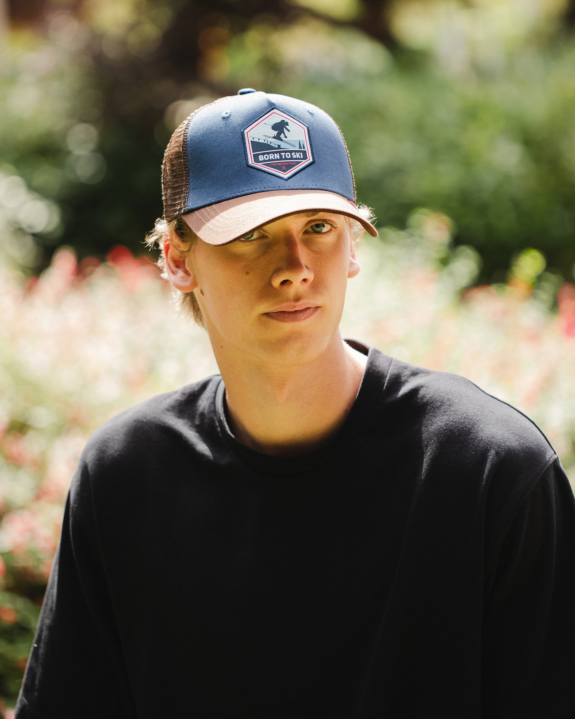 Born to Ski Blau / Braun