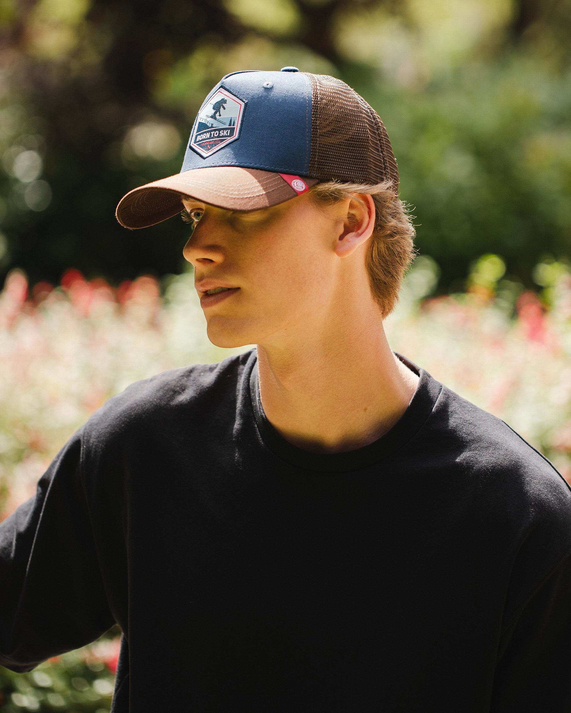 Born to Ski Blau / Braun