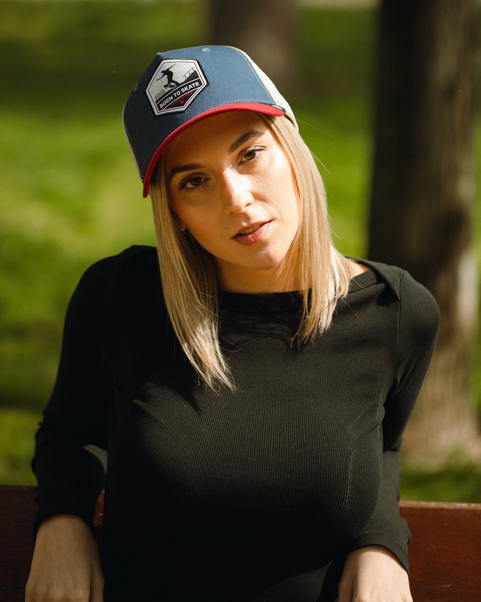 The Indian Face Cappelli Born to Ski White/Red/Blue The Indian Face Cappelli Born to Ski White/Red/Blue