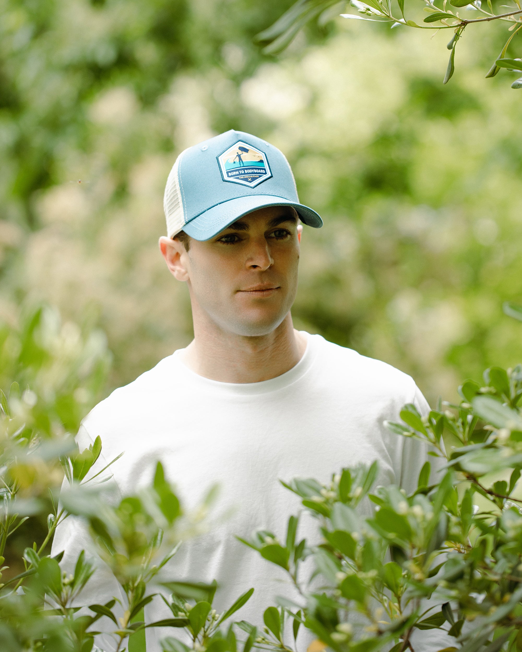 Born to Bodyboard Bleu / Blanc