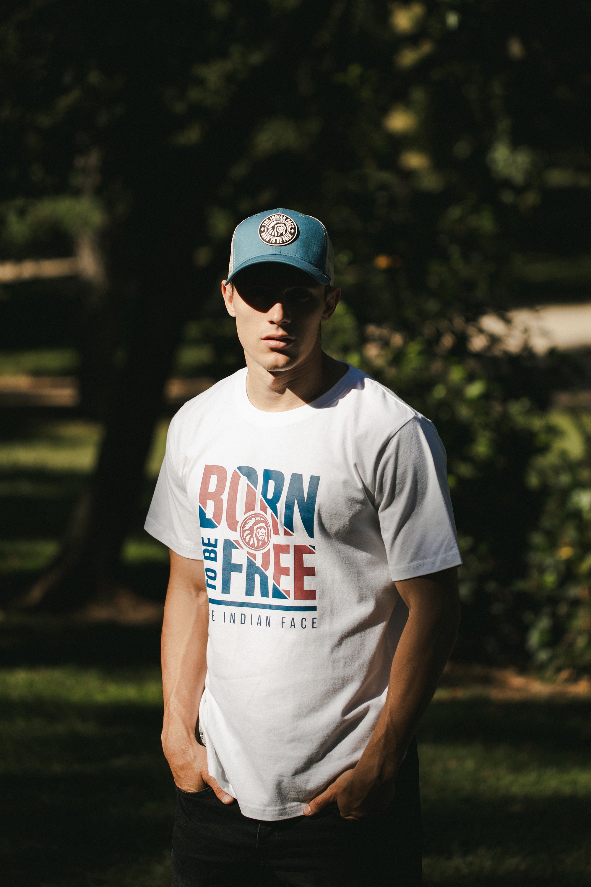 The Indian Face Born To Surf, Cap Unisex Adulto, Blu (Blue), Taglia unica The Indian Face Born To Surf, Cap Unisex Adulto, Blu (Blue), Taglia unica