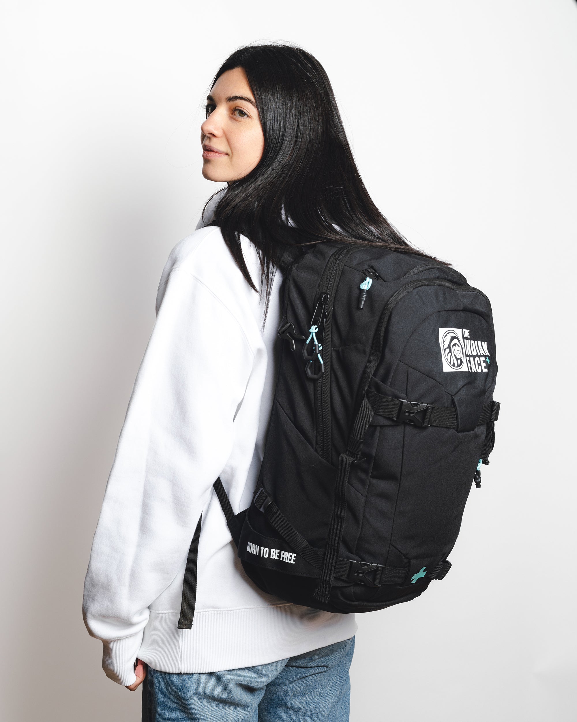black mini atlas backpack Backpacks for men, women and childrenThe Indian Face Atlas Black