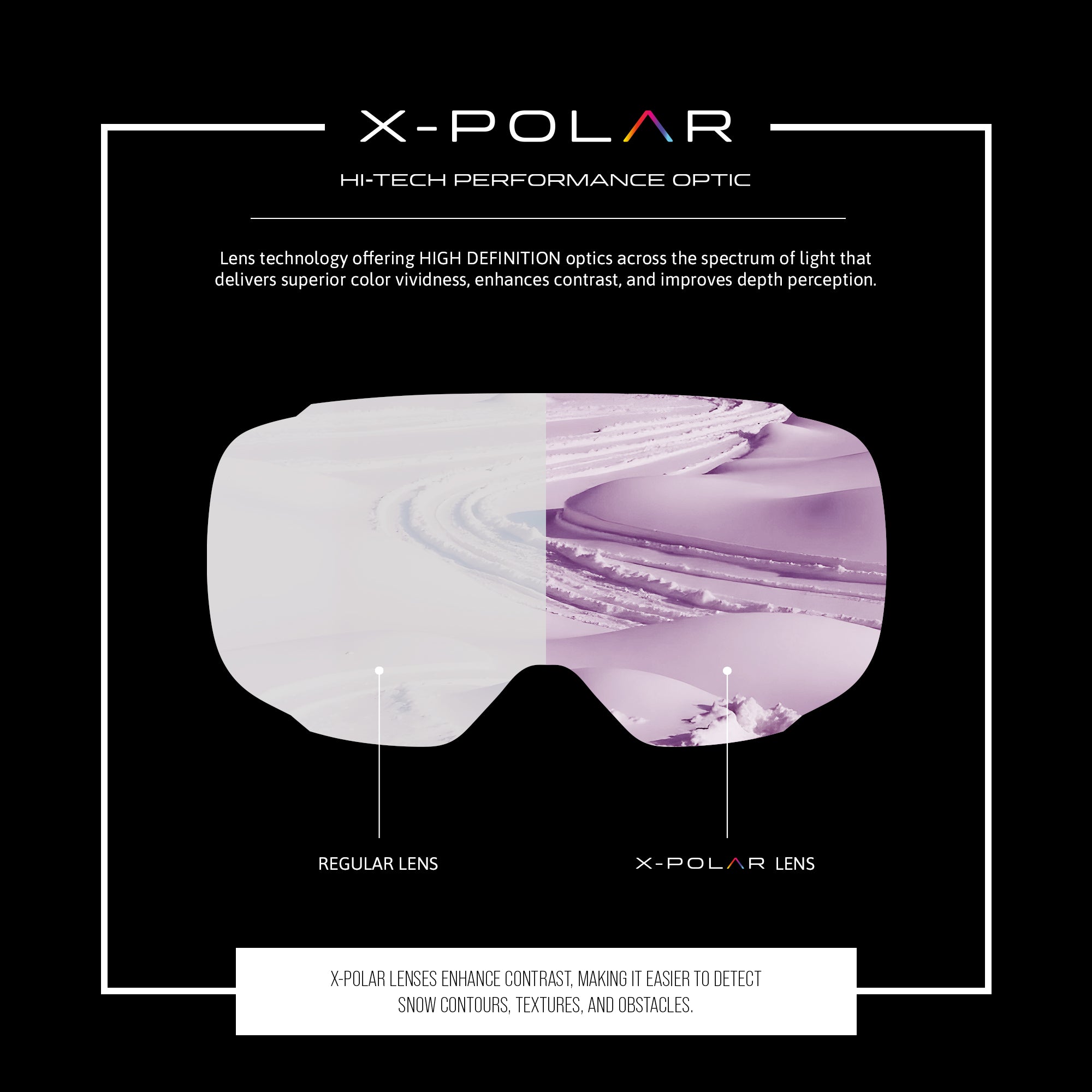 Freeride Linse Dunkelblau