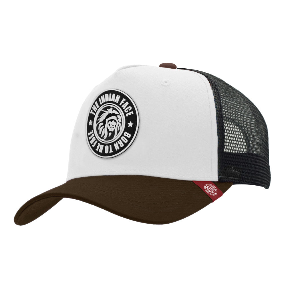 Gorras trucker Born to be Free White / Black / Brown para hombre y mujer