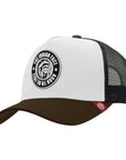 Gorras trucker Born to be Free White / Black / Brown para hombre y mujer