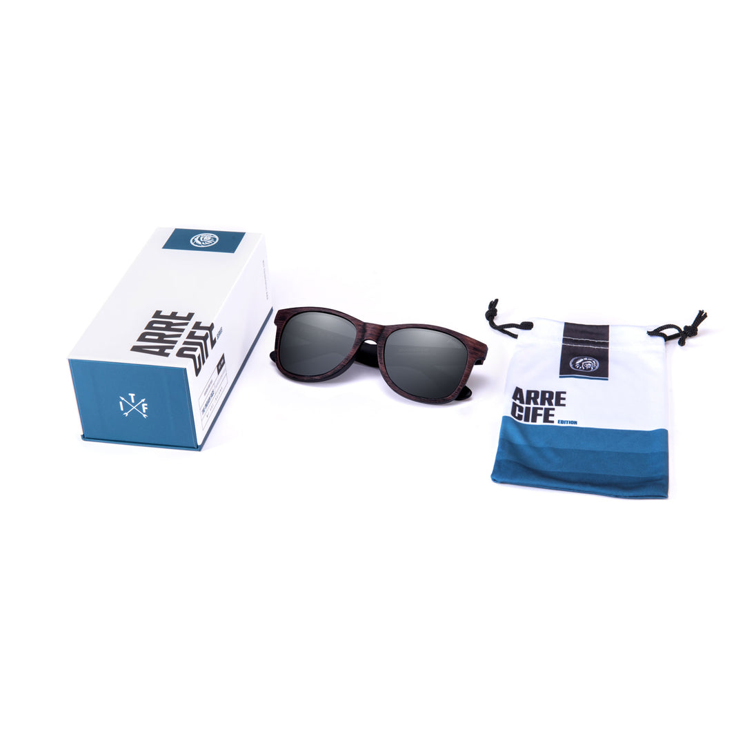 Gafas de Sol Polarizadas Arrecife Wood Black 24 024 11 - Gafas de Sol Hombre - Gafas de Sol Mujer