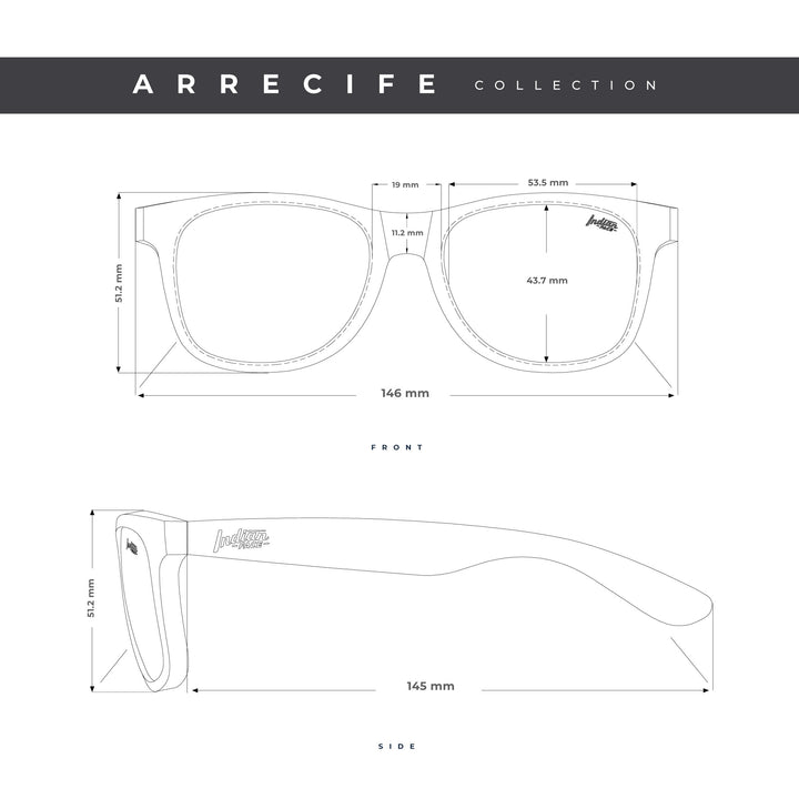 Gafas de Sol Polarizadas Arrecife Wood Blue 24 024 12 - Gafas de Sol Hombre - Gafas de Sol Mujer