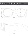 Gafas de Sol Polarizadas Free Spirit Black Black 24 027 01 - Gafas de Sol Hombre - Gafas de Sol Mujer