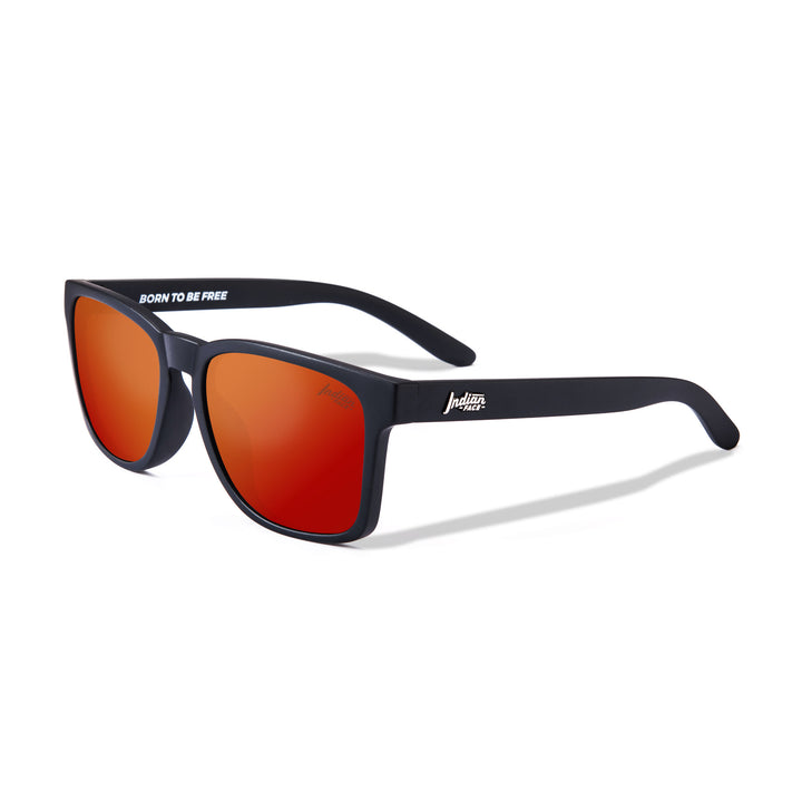 Gafas de Sol Polarizadas Free Spirit Black Red 24 027 04 - Gafas de Sol Hombre - Gafas de Sol Mujer