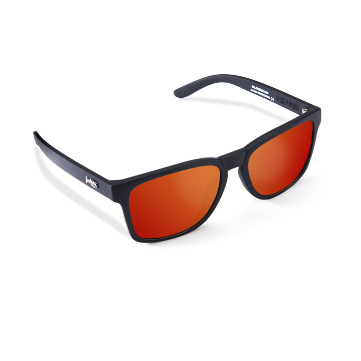 Gafas de Sol Polarizadas Free Spirit Black Red 24 027 04 - Gafas de Sol Hombre - Gafas de Sol Mujer