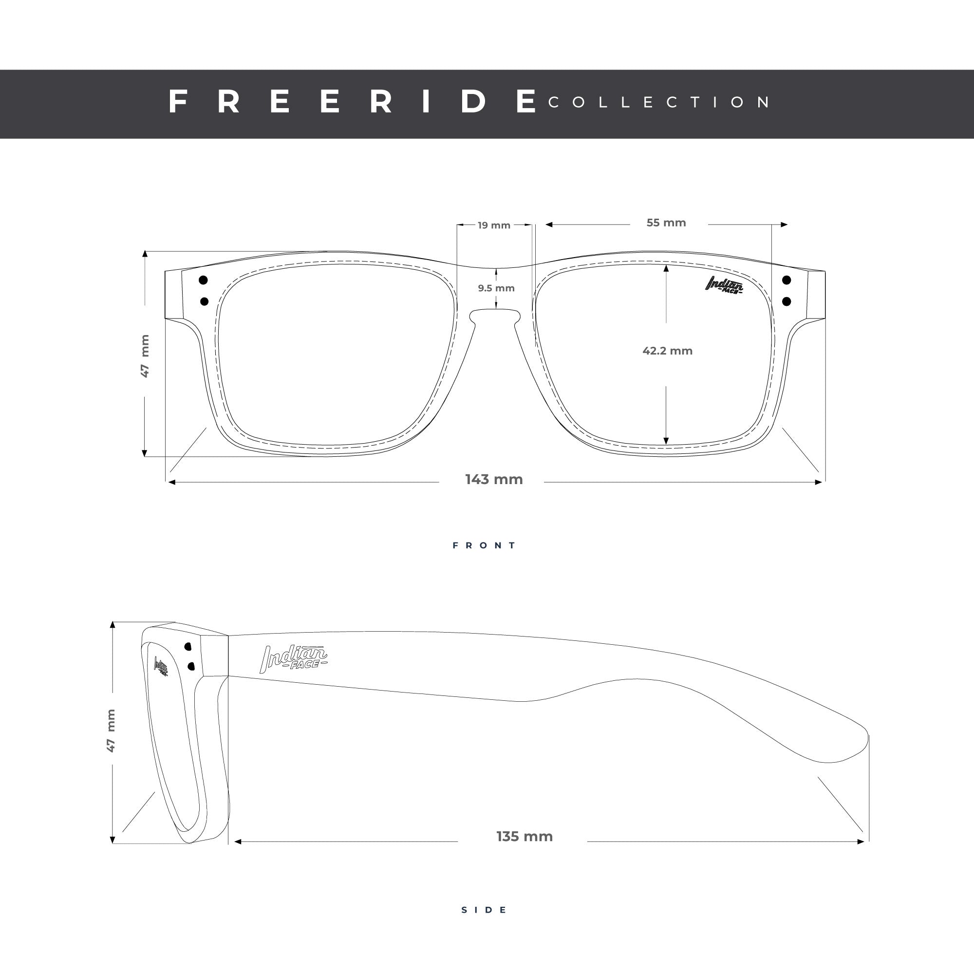 Gafas de Sol Polarizadas Freeride Blue Black 24 029 05 - Gafas de Sol Hombre - Gafas de Sol Mujer