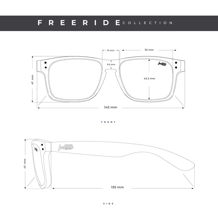 Gafas de Sol Polarizadas Freeride Green Black 24 029 07 - Gafas de Sol Hombre - Gafas de Sol Mujer