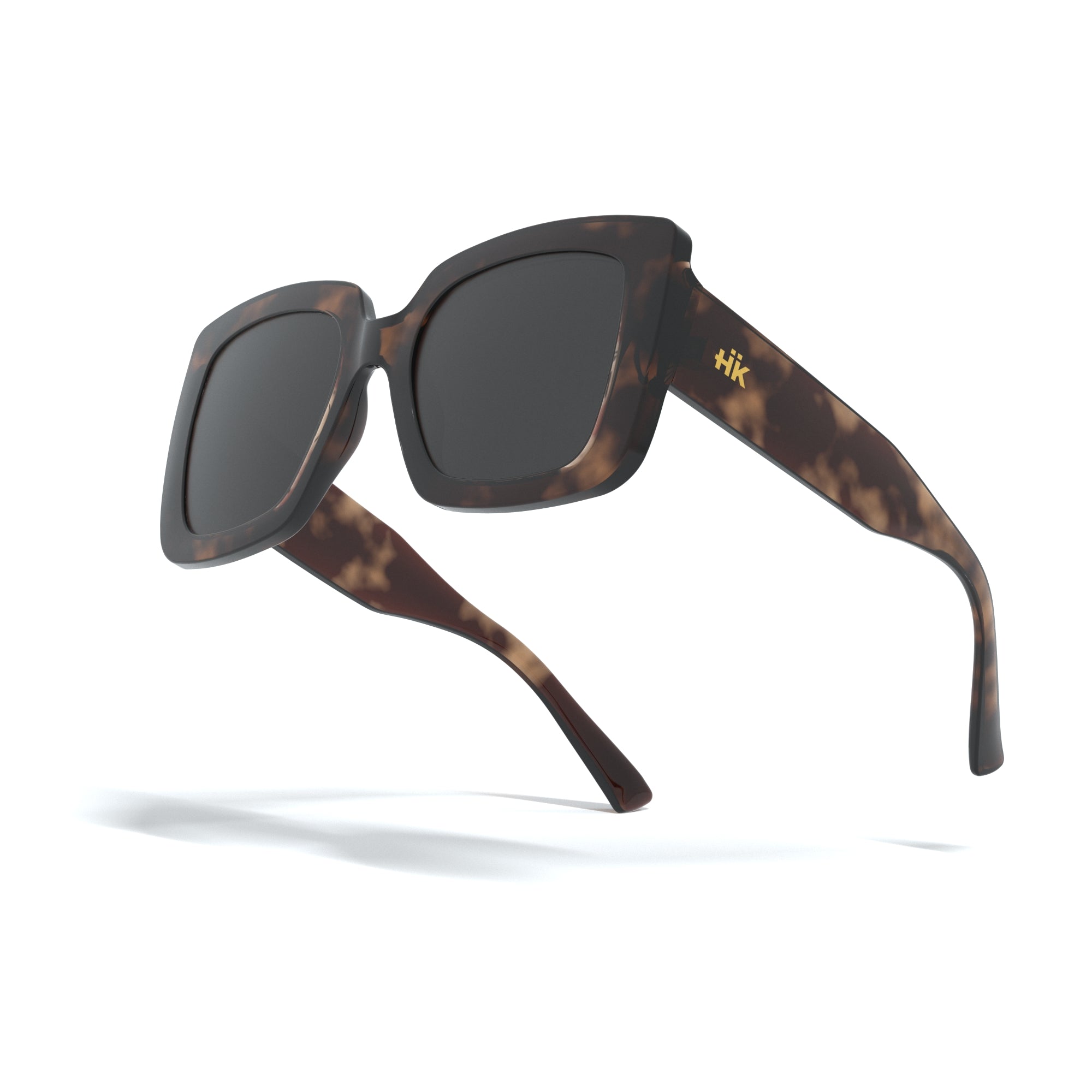 Lunettes de soleil écaille avec verres foncés, tendance chaude et intemporelle pour 2027